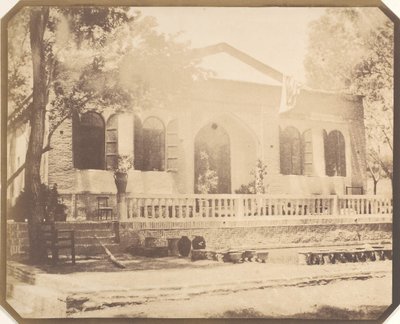 Zerghiandeh. Venäjän ministerin maalaistalo, Teheran, 1858. tekijältä Luigi Pesce