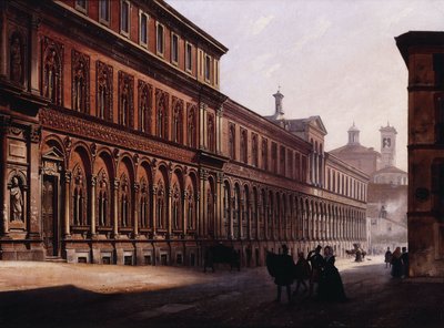 Ca "Grande Via Festa del Perdonalla, S, 1842 tekijältä Luigi Premazzi