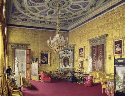 Lyons-sali Katariinan palatsissa Tsarskoje Selossa, 1859 tekijältä Luigi Premazzi