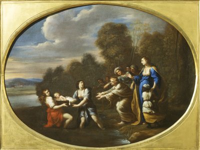 Mooses pelastuu Niilistä (maalaus) tekijältä Luigi Primo Gentile