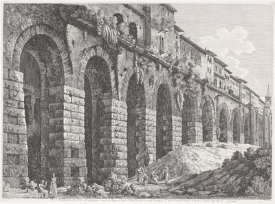 Tempel van Hercules Victor te Tivolissa tekijältä Luigi Rossini