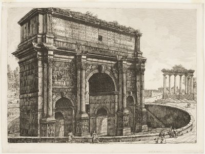Septimius Severuksen kaari tekijältä Luigi Rossini