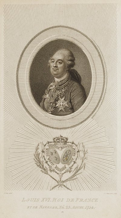 Ludvig XVI, Ranskan kuningas tekijältä Luigi Schiavonetti