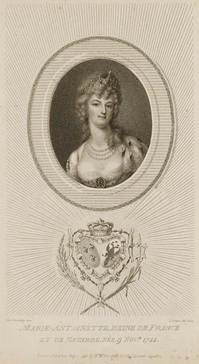Marie Antoinette, Ranskan kuningatar tekijältä Luigi Schiavonetti