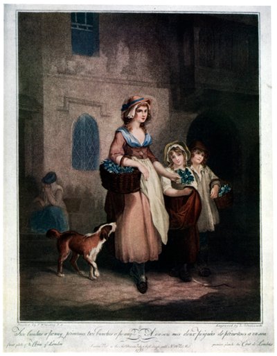 Kaksi kimppua penniä, esikkoa, kaksi kimppua penniä, 1793, 1929 tekijältä Luigi Schiavonetti