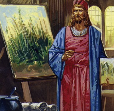 Durer matkusti Venetsiaan ja vietti siellä suuren osan ajastaan maalaamalla (värilitografia). tekijältä Luis Arcas Brauner