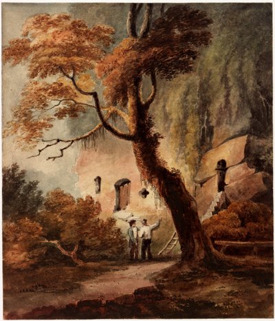 Warkworth Hermitage (vartalon väri) tekijältä Luke Clennell
