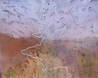 Polku 2, 2019 (öljy kankaalle) tekijältä Luke Elwes