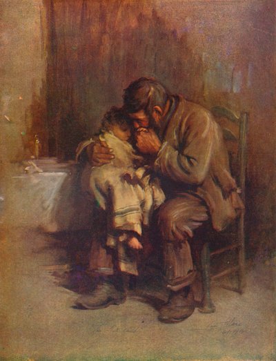 "Äititön", 1899, 1914 tekijältä Luke Fildes