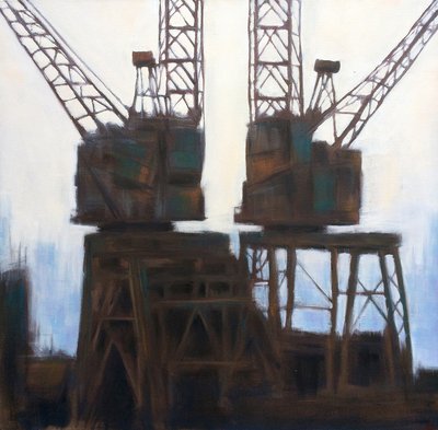 Battersean veljekset, 2011 (öljy kankaalle) tekijältä Luke M Walker