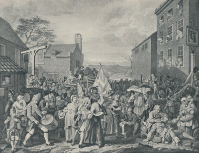 Vartijoiden marssi Skotlantiin, 1745, 1920 tekijältä Luke Sullivan