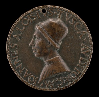 Giovanni Alvise Toscani, n. 1450-1478, Milanolainen lakimies, konsistorin asianajaja ... [kääntöpuoli]. tekijältä Lysippus Junior
