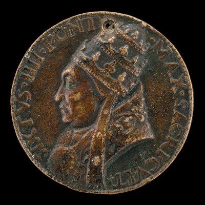Sixtus IV Francesco della Rovere, 1414-1484, paavi 1471 [kannepuoli]. tekijältä Lysippus Junior