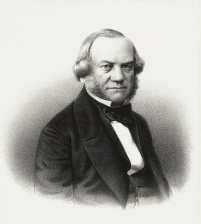 Keisarillisten teatterien johtajan Aleksanteri Mihailovitš Gedeonovin muotokuva, 1858. tekijältä M. Baryshev