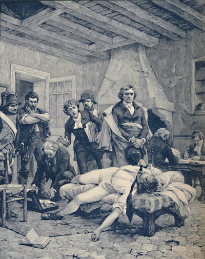 Pichegrun kuolema, 1804, 1896 tekijältä M. Haider