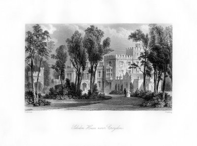 Selsdon-talo lähellä Croydonia, 1800-luku. tekijältä M. J. Starling