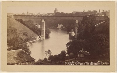 Bern. Chemin defer -silta. tekijältä M. Vollenweider