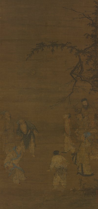 The Football Players, c. 1100-luvun loppu - 1200-luvun ensimmäinen neljännes. tekijältä Ma Yüan