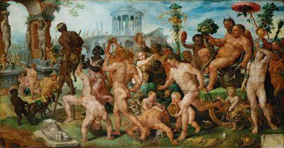 Bacchuksen voittokulkue, n. 1536 tekijältä Maarten van Heemskerck