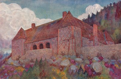 Talo Puolassa: Näkymä kaakosta, 1900-luku tekijältä Mackay Hugh Baillie Scott