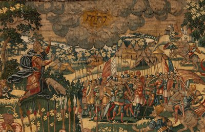 Tarina Gideonista, 1500-luvun loppu (silkki ja villa) tekijältä Maerten van Heemskerck