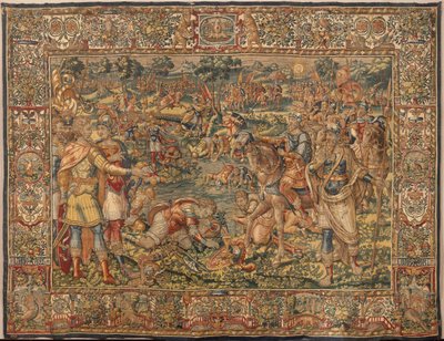Tarina Gideonista, 1500-luvun loppu (silkki ja villa) tekijältä Maerten van Heemskerck