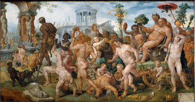 Silenen voittokulkue (maalaus tekijältä Maerten van Heemskerck