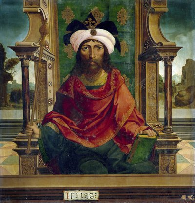 Isaiah, Becerrilin mestari, n. 1525 (öljy paneelissa) tekijältä Maestro de Becerril