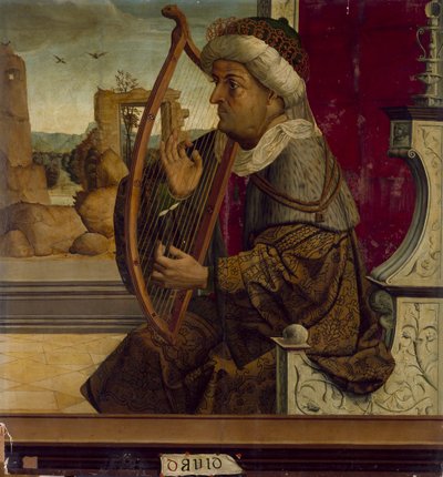 Kuningas Daavid, n. 1525 tekijältä Maestro de Becerril