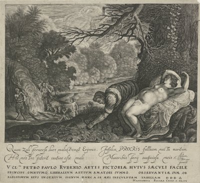 Cephalus en Procris tekijältä Magdalena van de Passe