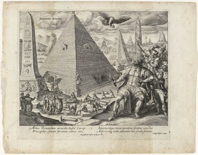 Egyptin pyramidi Maailman seitsemän ihmettä (sarjan nimi) tekijältä Magdalena van de Passe