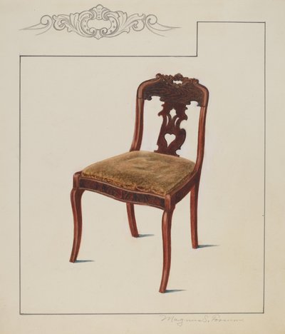 Tuoli, c. 1936. tekijältä Magnus S. Fossum