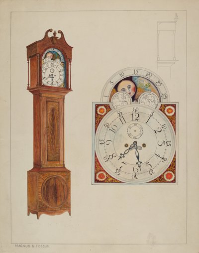 Isoisäkello, n. 1937. tekijältä Magnus S. Fossum
