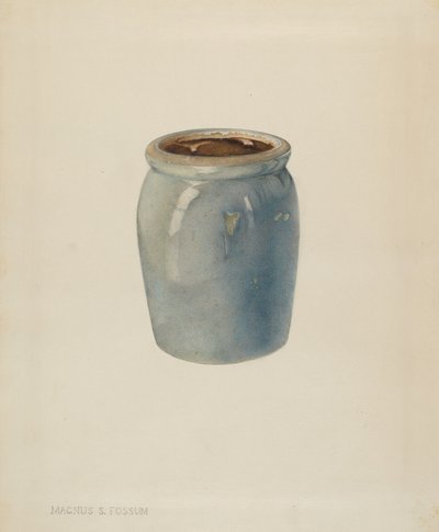 Pottery Jam Jar, c. 1938. tekijältä Magnus S. Fossum