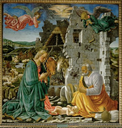 Nativity ... tekijältä Maitre de la Nativite du Louvre