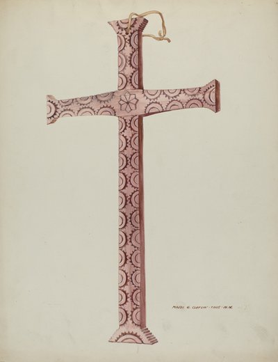 Cedar Cross, n. 1937. tekijältä Majel G. Claflin