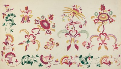 Brodeeraus päiväpeitteestä, 19351942. tekijältä Majel G. Claflin