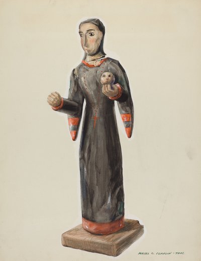 Santa Rita - Bulto, n. 1938. tekijältä Majel G. Claflin