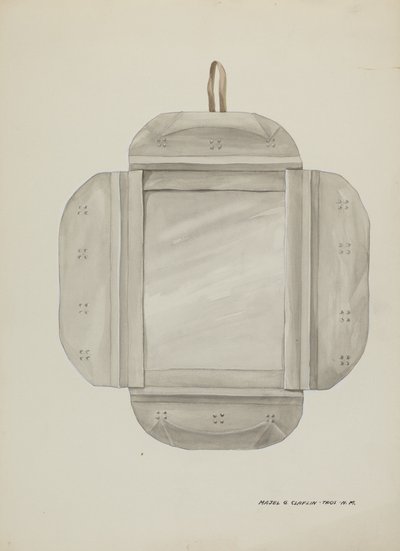 Peltipeilin kehys, n. 1937. tekijältä Majel G. Claflin