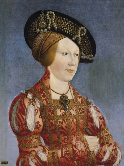 Böömin ja Unkarin Anna 1503-1547, 1519 tekijältä Maler zu Schwaz