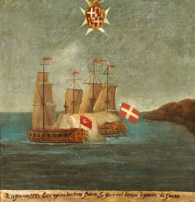 Meritaistelu, 1582, Gozo tekijältä Maltese School
