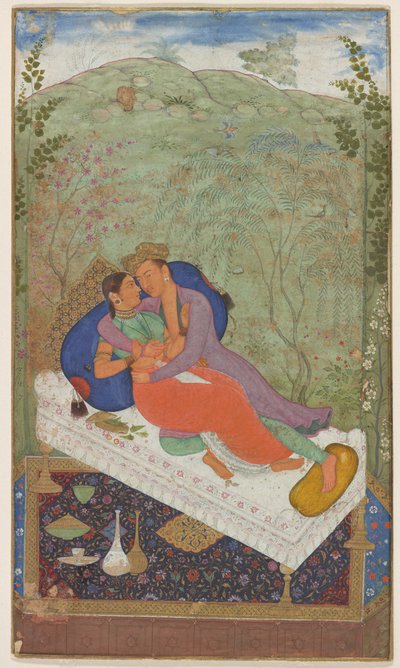 Sulttaani Murad ja puoliso, n. 1597. tekijältä Manohar