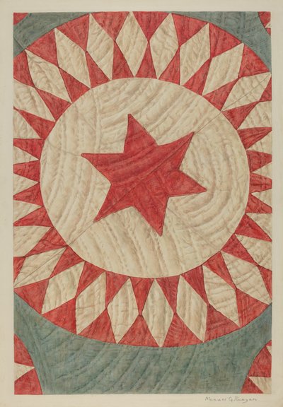 Tähti & sormuspeitto, c. 1938. tekijältä Manuel G. Runyan