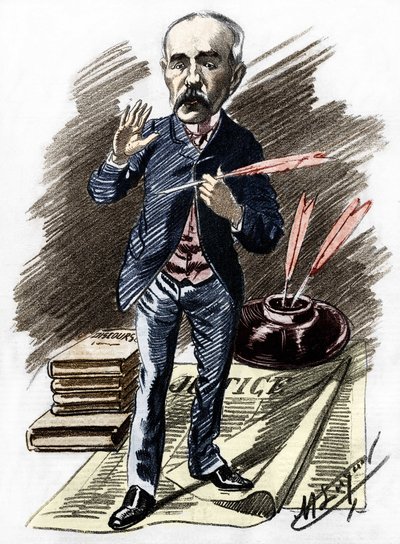 Georges Clemenceau (1841-1929), ranskalainen poliitikko. tekijältä Manuel Luque