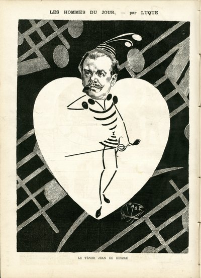 Manuel Luquen (1854-1919) kuvitus elokuvassa La Caricature (1880) tekijältä Manuel Luque
