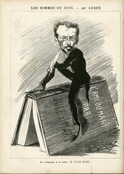 Manuel Luquen (1854-1919) kuvitus elokuvassa La Caricature (1880) tekijältä Manuel Luque