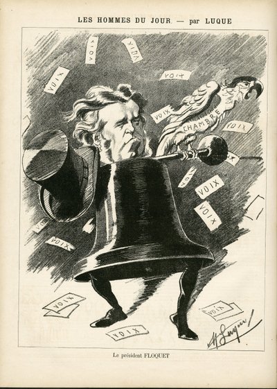 Manuel Luquen (1854-1919) kuva La Caricaturen (1880) kanteen tekijältä Manuel Luque