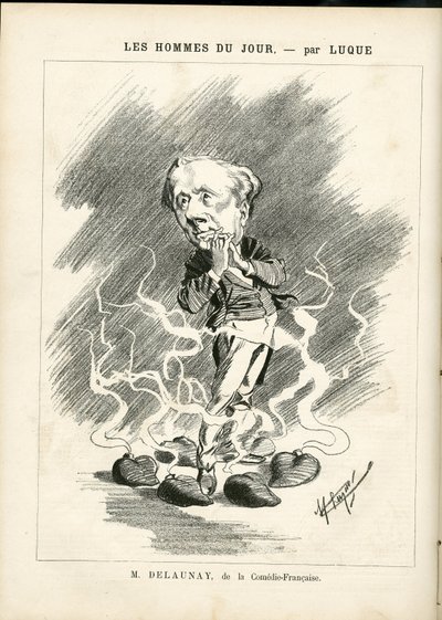 Manuel Luquen (1854-1919) kuva La Caricaturen (1880) kanteen tekijältä Manuel Luque