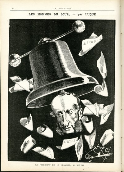 Kuva Manuel Luquesta (1854-1919) elokuvassa La Caricature (1880) tekijältä Manuel Luque