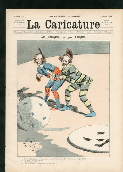 Sarjakuva (1880) tekijältä Manuel Luque